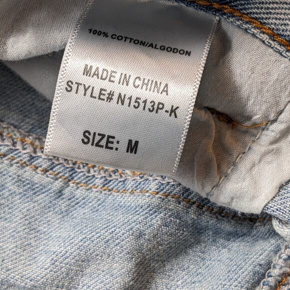 N1 Los Angeles Chain Denim Jeans Womens Medium Punk Grunge Style Edgy Skater - Picture 7 of 16